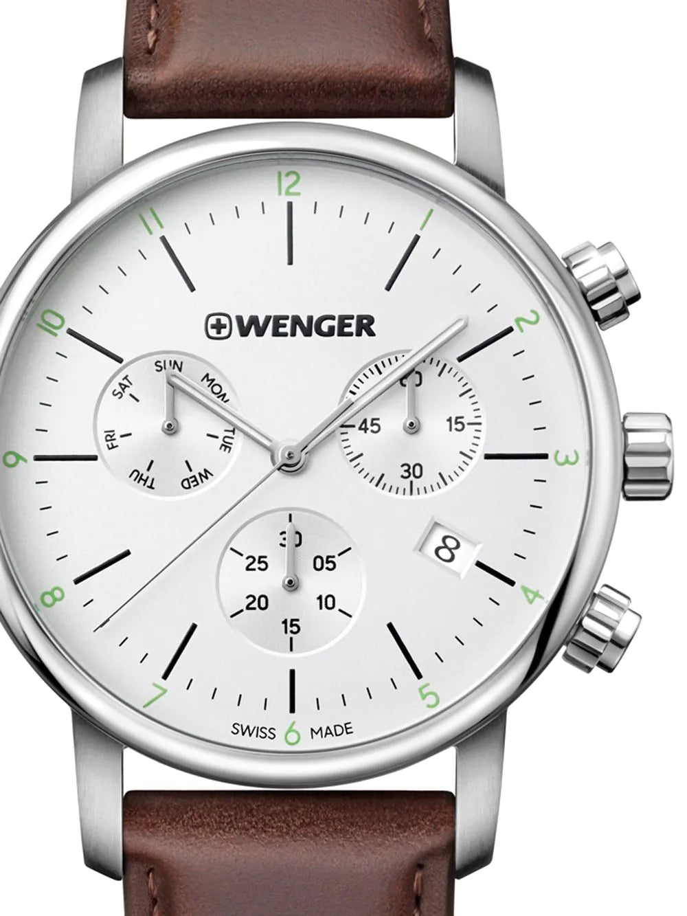 Wenger 01.1743.101 Urban Classic Chronograph Mens Watch 44mm 10 ATM