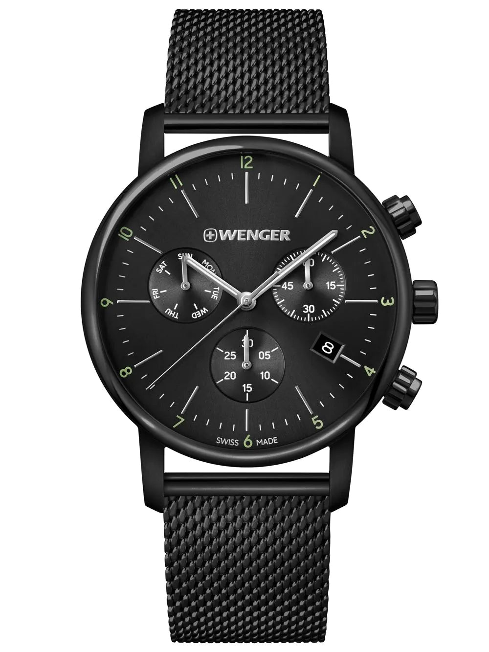 Wenger 01.1743.116 Urban Classic Chronograph Mens Watch 44mm 10ATM