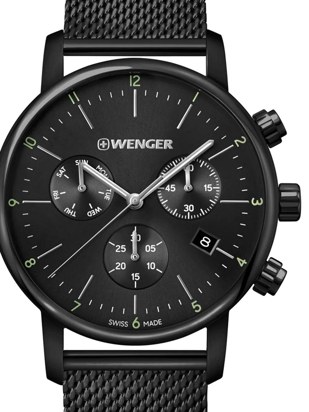 Wenger 01.1743.116 Urban Classic Chronograph Mens Watch 44mm 10ATM