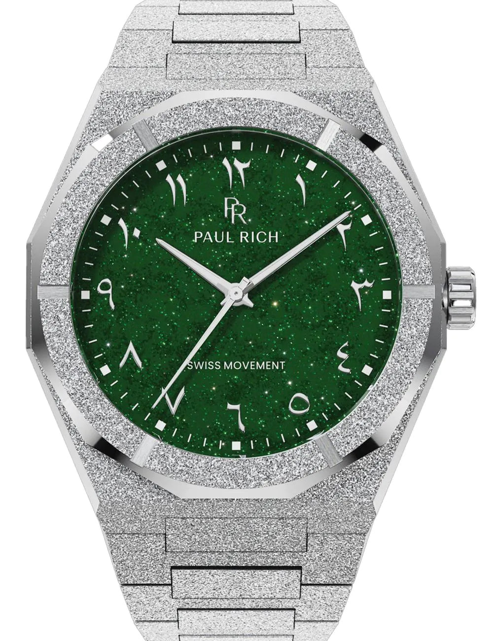 Paul Rich PR-45269 Mens Watch Frosted Star Dust II Emerald Mirage 43mm 5ATM