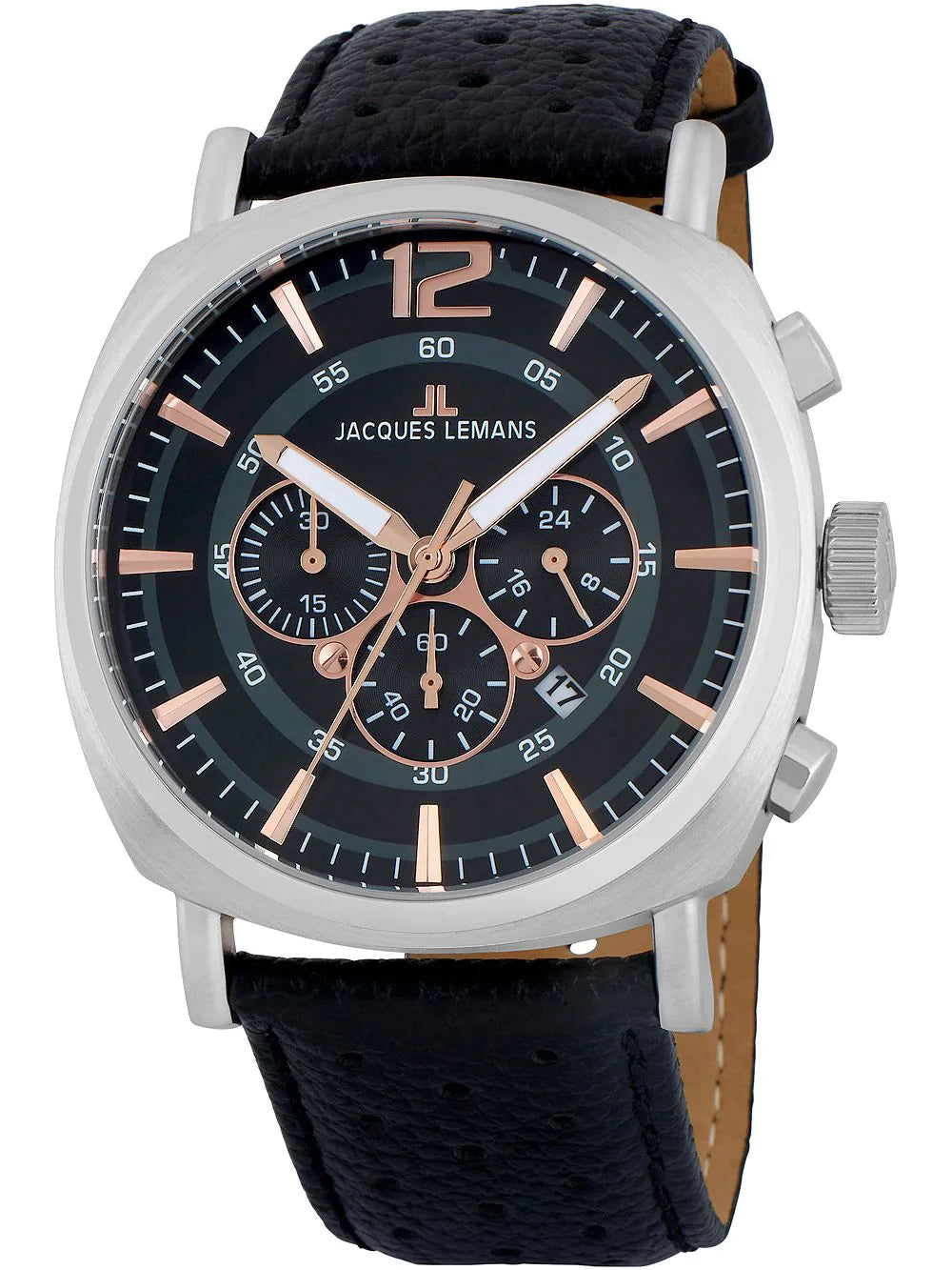 Jacques Lemans 1-1645I Lugano Men's Chronograph 46mm 10 ATM