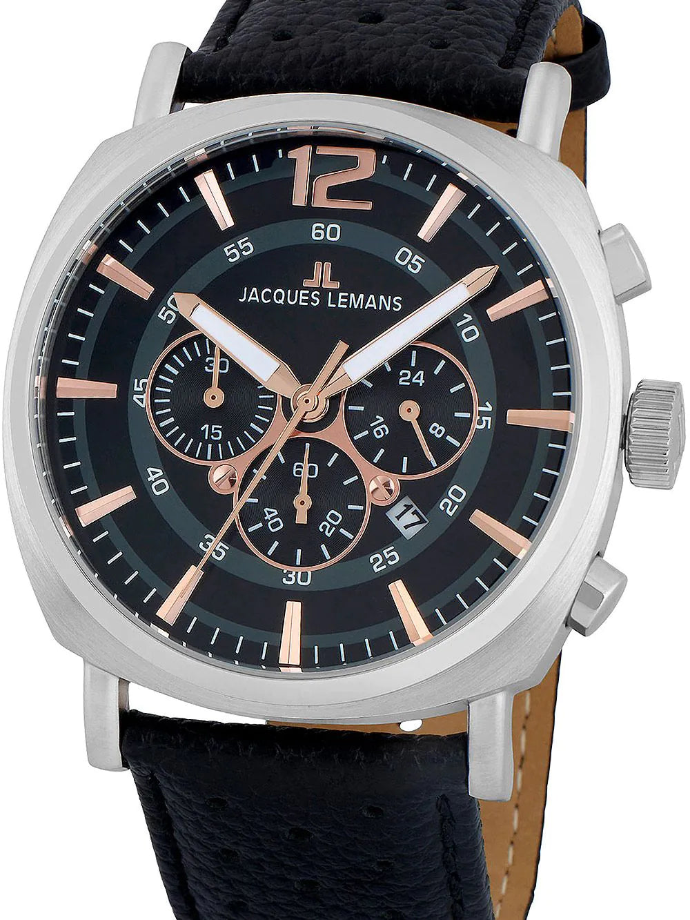 Jacques Lemans 1-1645I Lugano Men's Chronograph 46mm 10 ATM