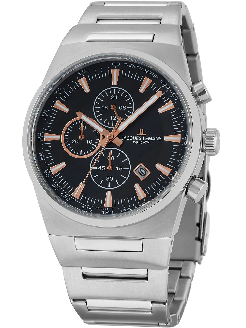 Jacques Lemans 1-1734A Manchester Chronograph Men's 43mm 10 ATM