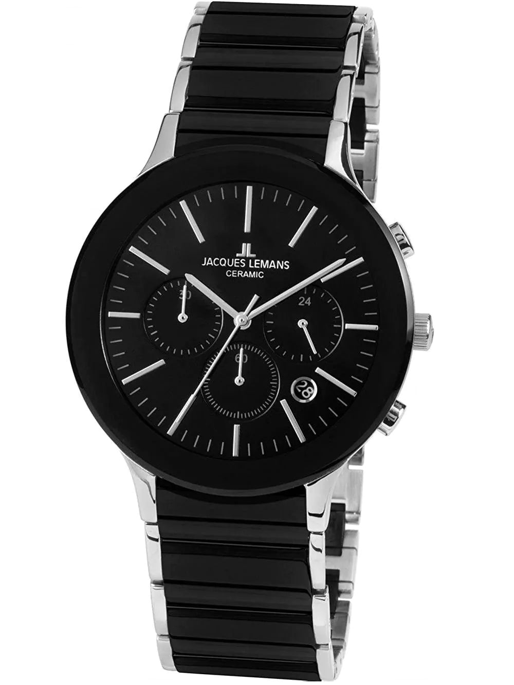 Jacques Lemans 1-1854C Dublin Ceramic Chronograph Mens Watch