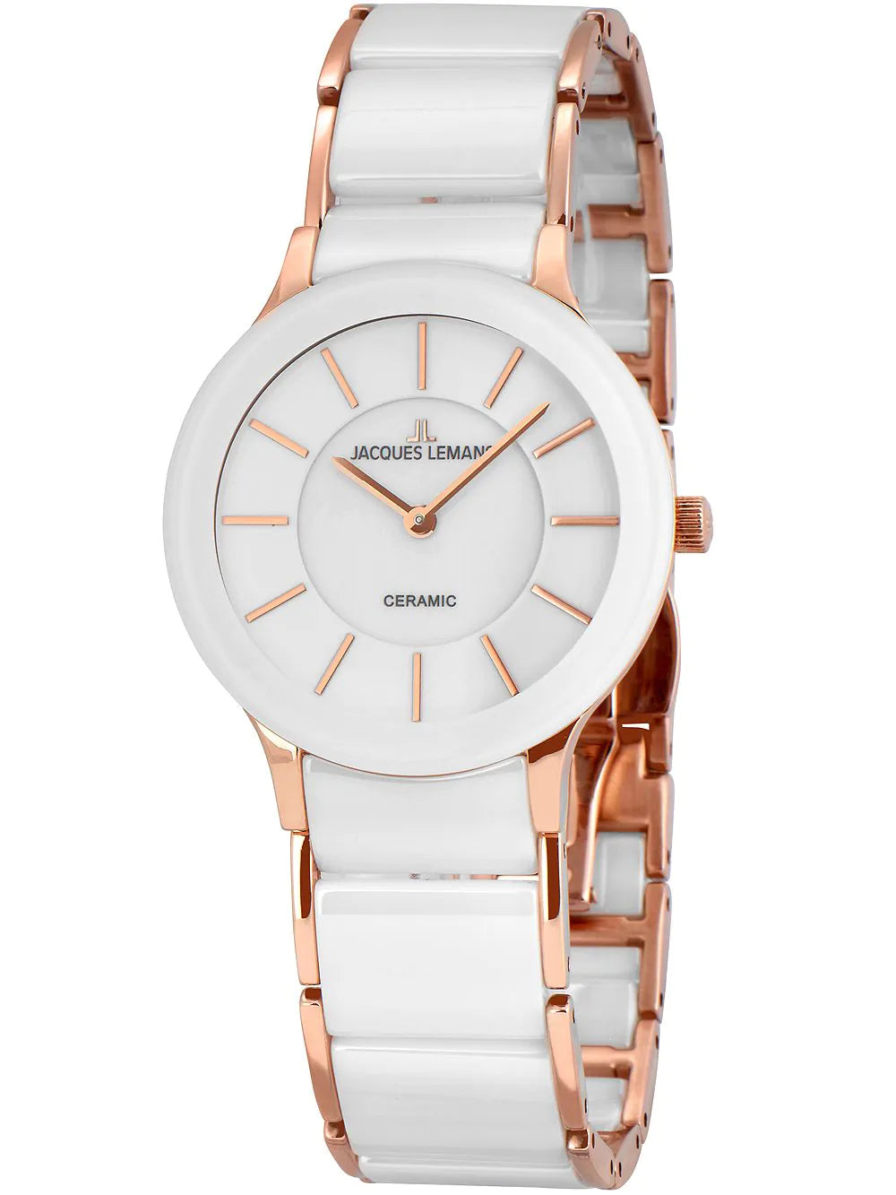 Jacques Lemans 1-1856D Dublin Ceramic Ladies Watch 32mm 5 ATM