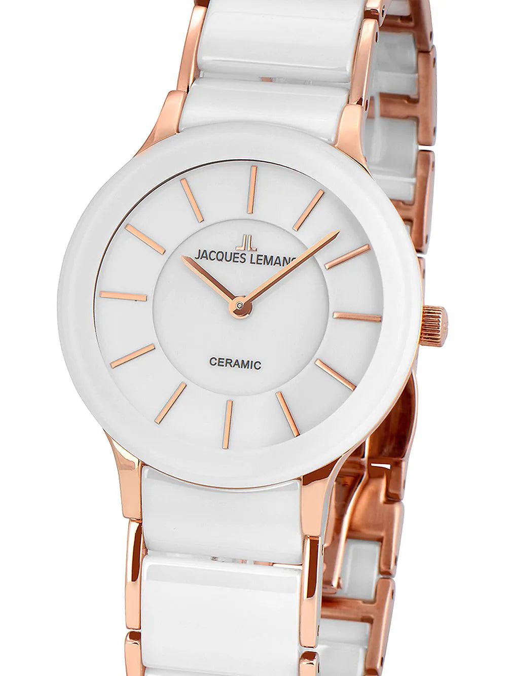 Jacques Lemans 1-1856D Dublin Ceramic Ladies Watch 32mm 5 ATM