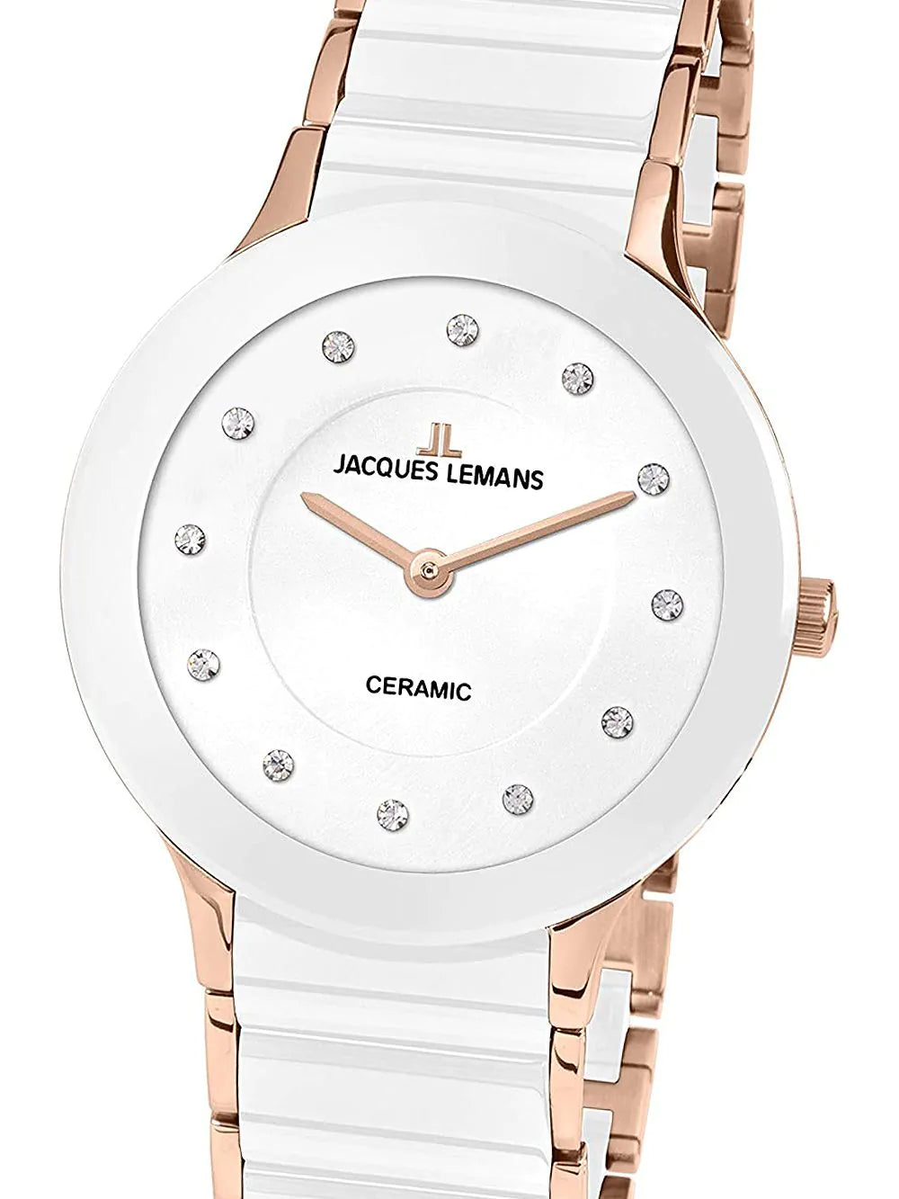 Jacques Lemans 1-1856H Dublin Ceramic Ladies Watch 32mm 5 ATM