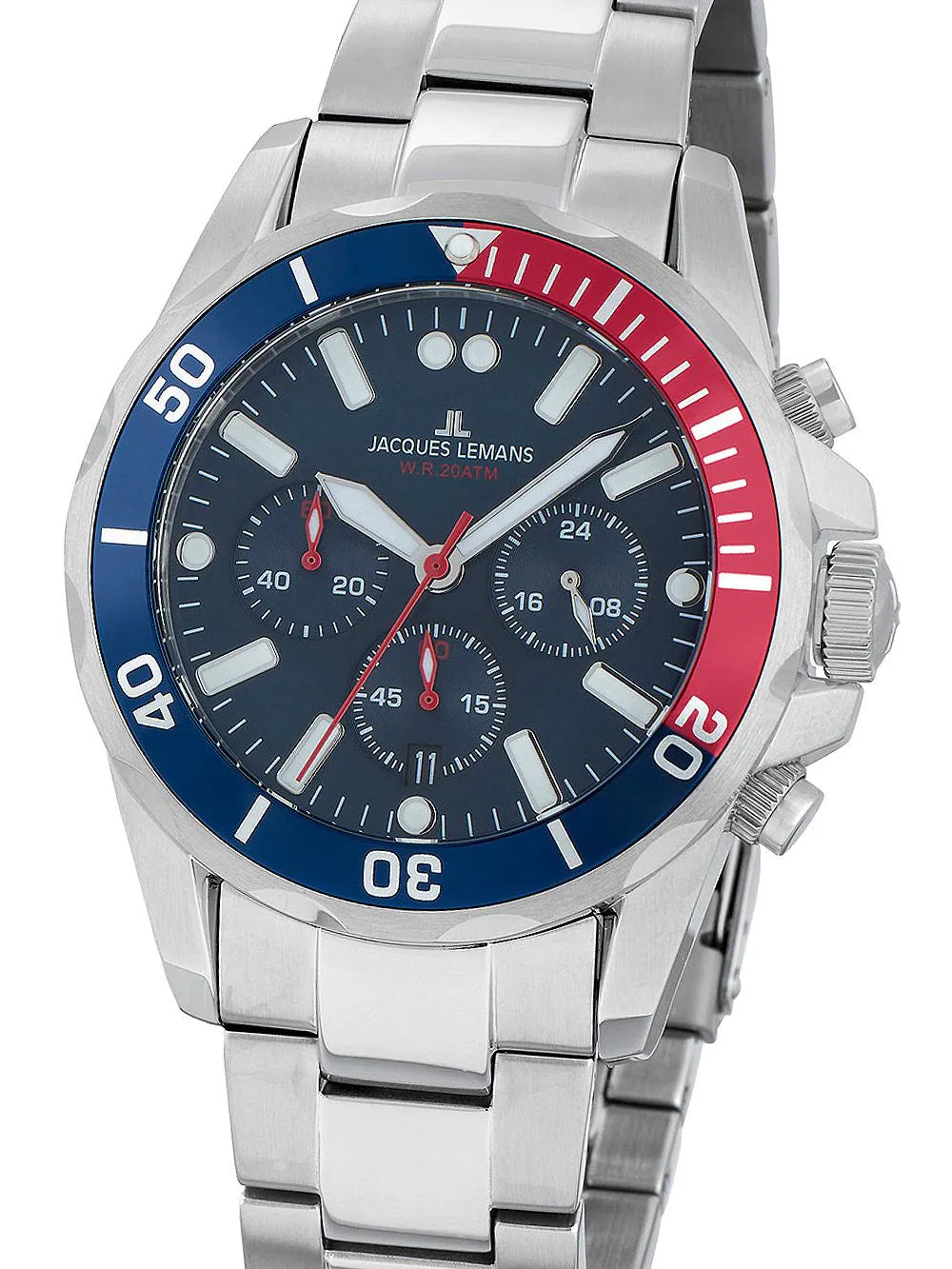 Jacques Lemans 1-2091G Liverpool chrono 44mm 20ATM