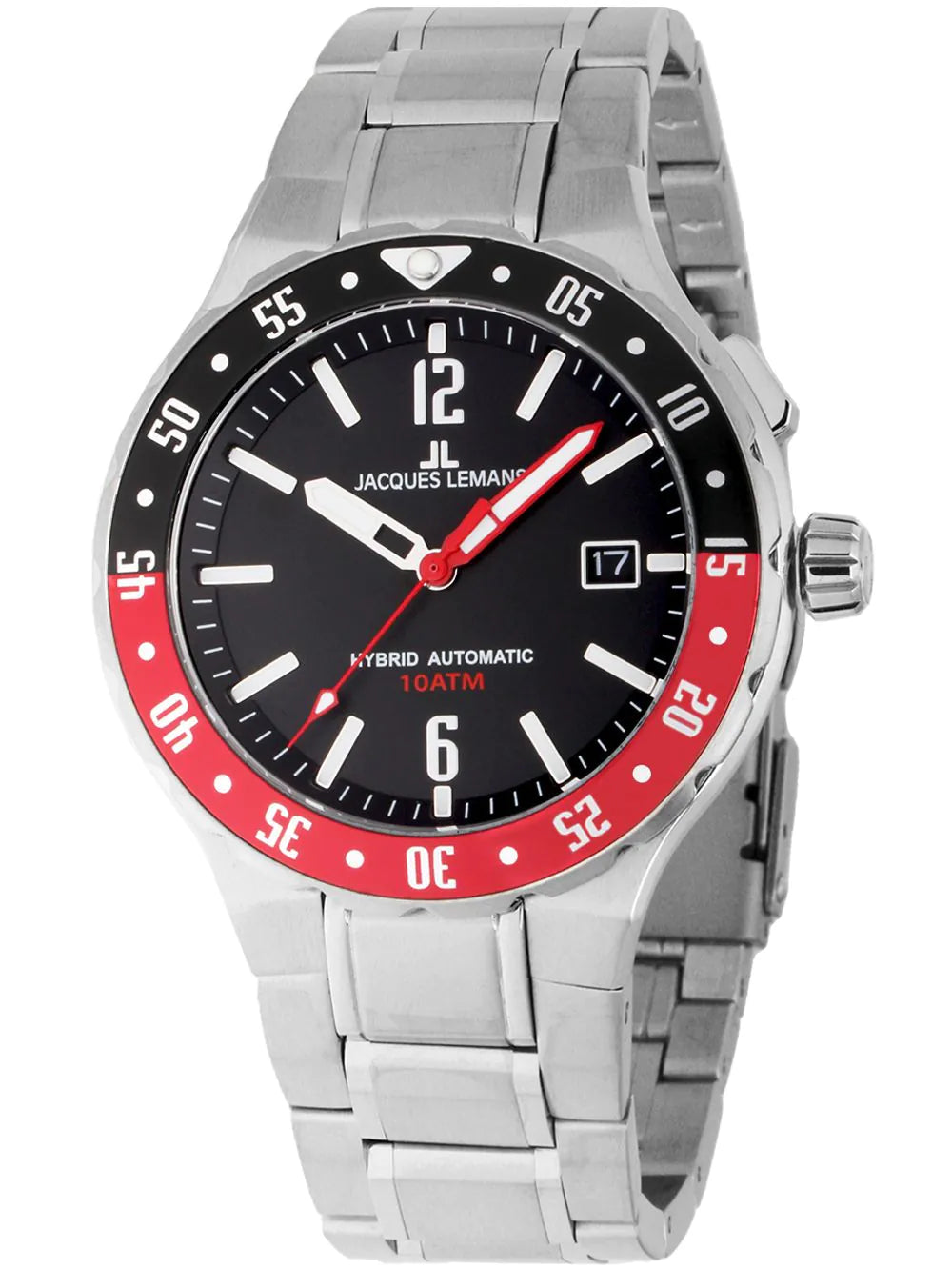 Jacques Lemans 1-2109F Hybromatic men`s 42mm