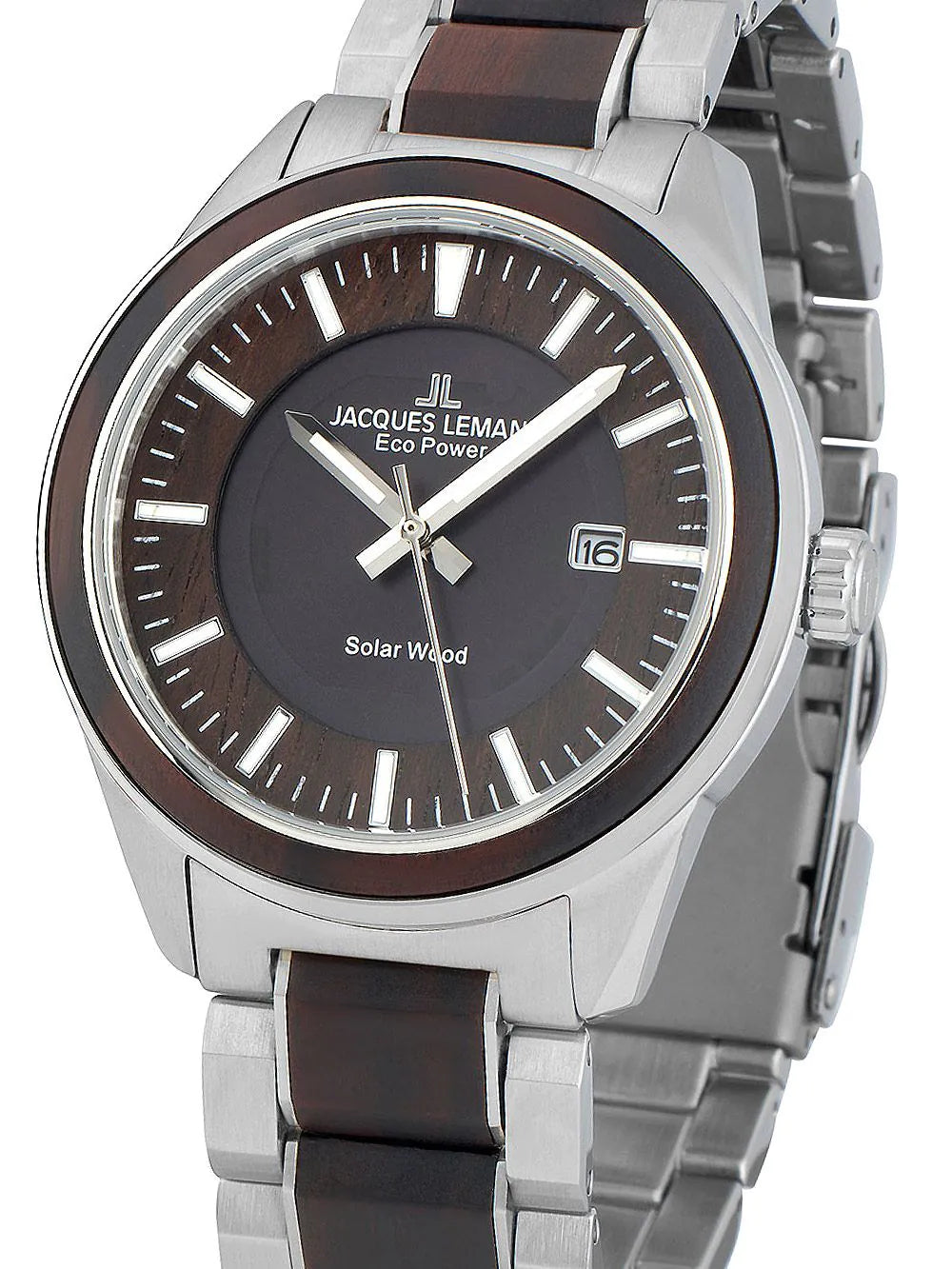 Jacques Lemans 1-2116G Eco Power Wood 40mm 10ATM
