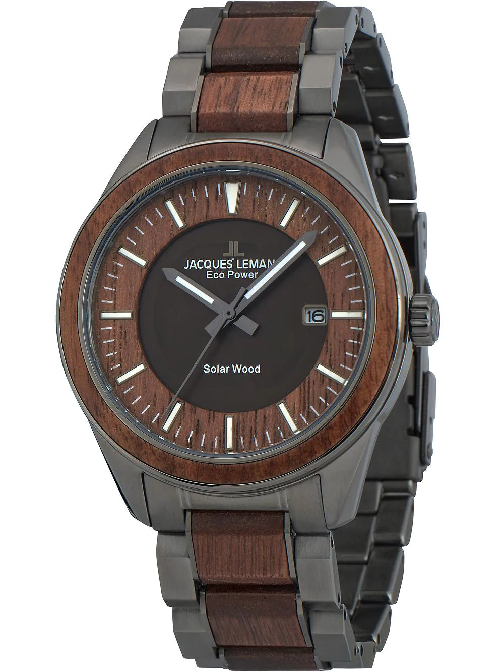 Jacques Lemans 1-2116I Eco Power Wood 40mm 10ATM