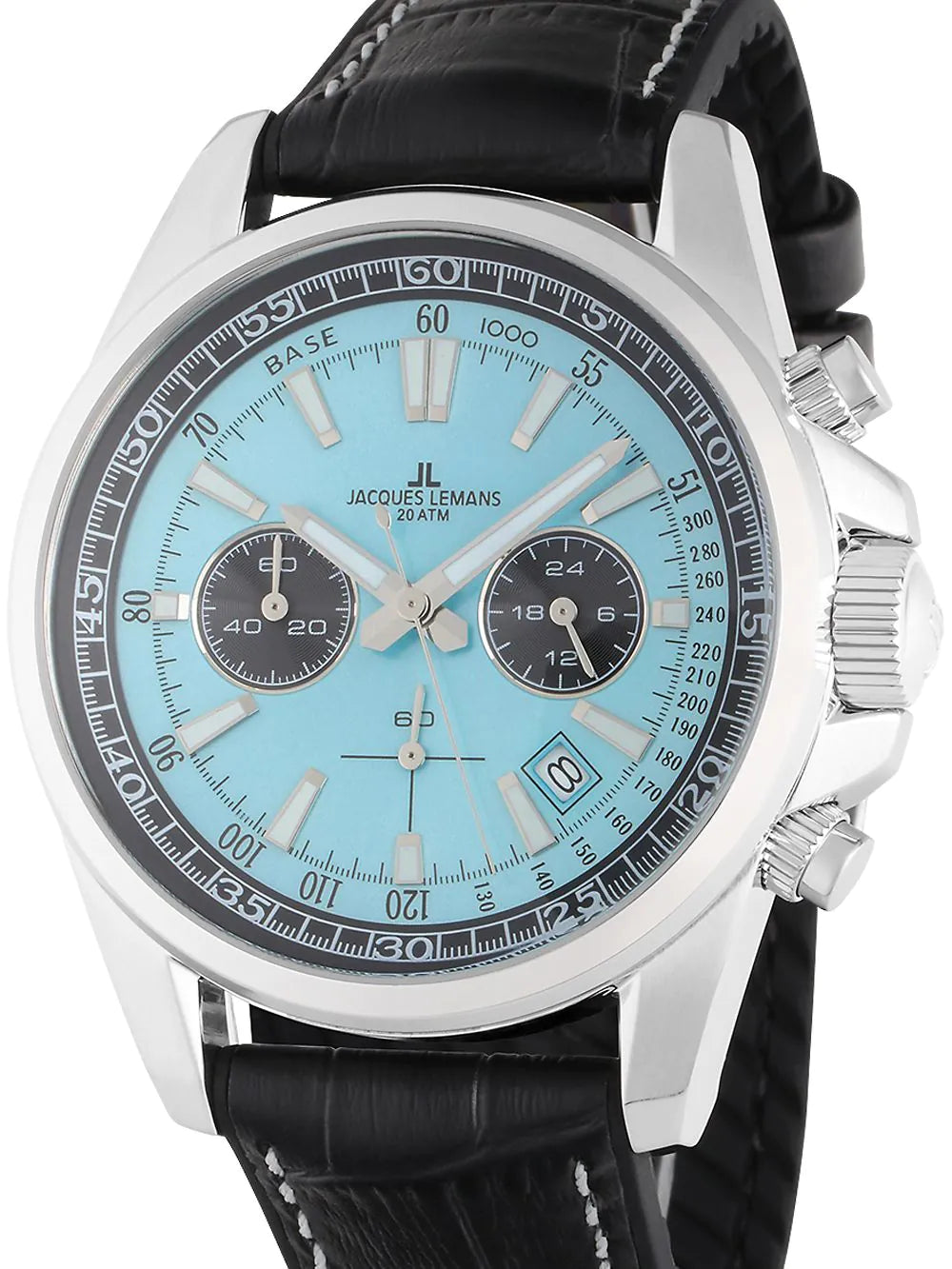 Jacques Lemans 1-2117R Liverpool Mens Chronograph 44mm 20ATM