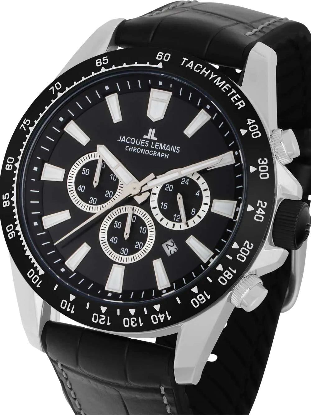 Jacques Lemans 1-2140A Liverpool Chronograph Mens Watch 48mm 10ATM