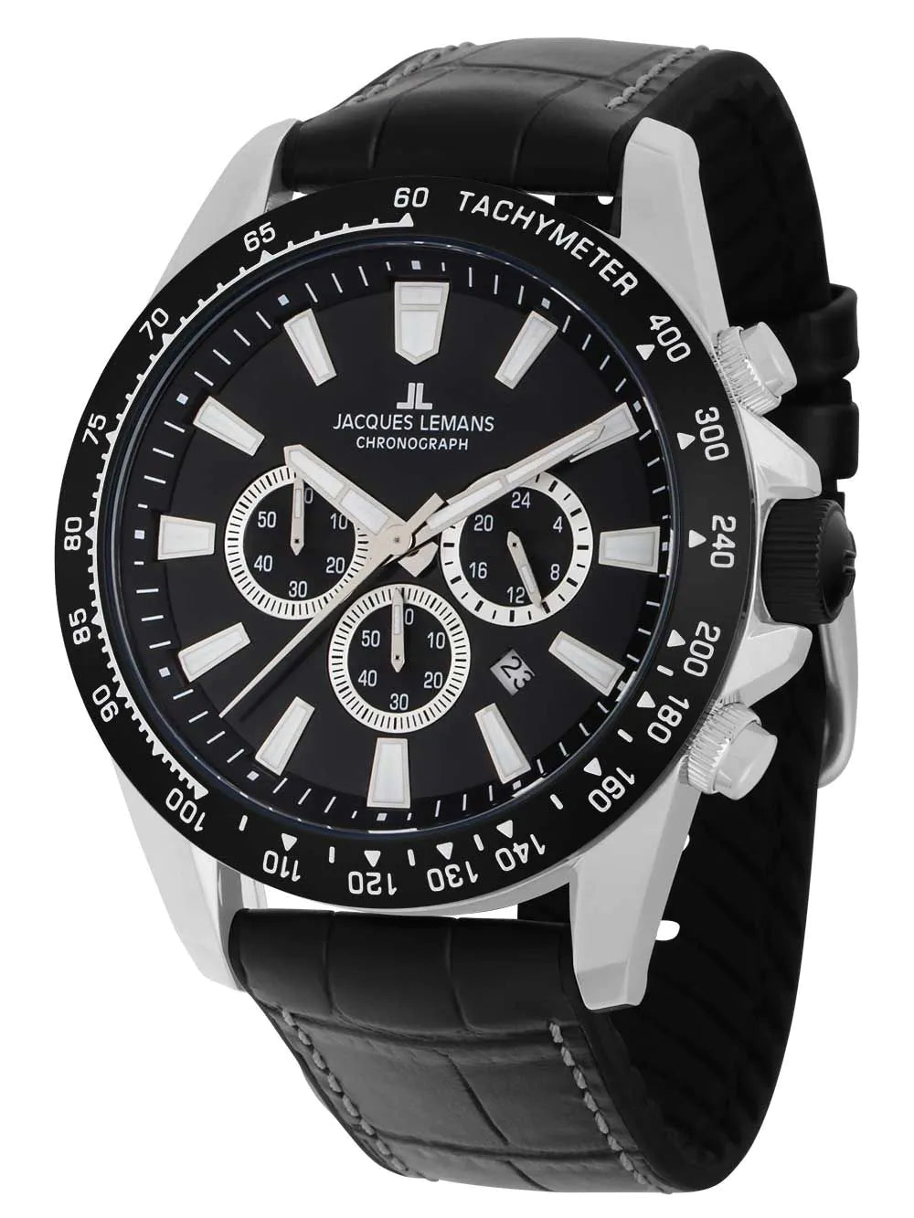 Jacques Lemans 1-2140A Liverpool Chronograph Mens Watch 48mm 10ATM