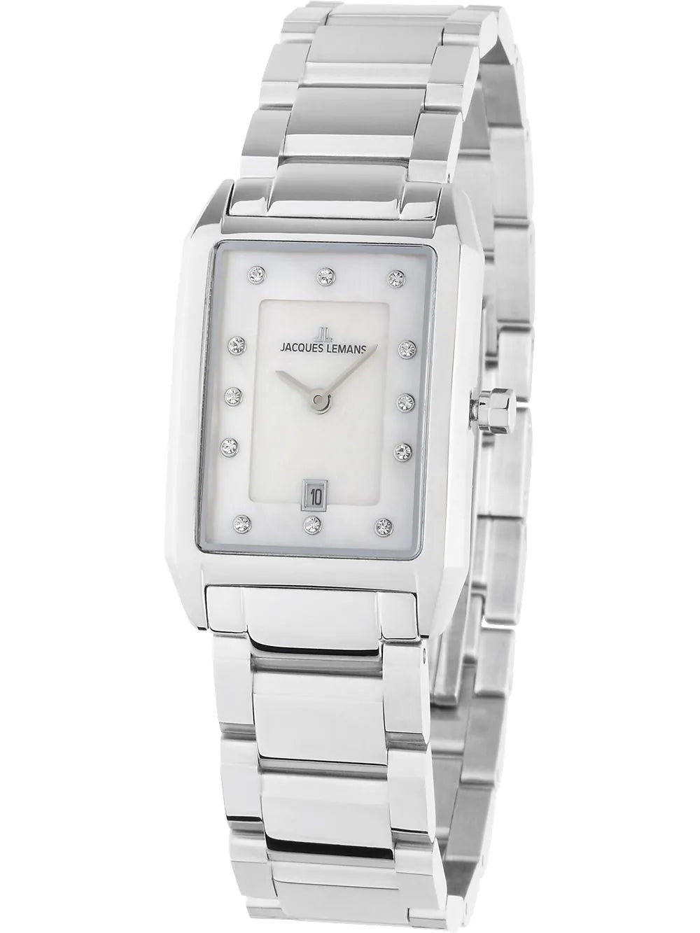 Jacques Lemans 1-2158K Torino square Ladies Watch 23mm 5ATM