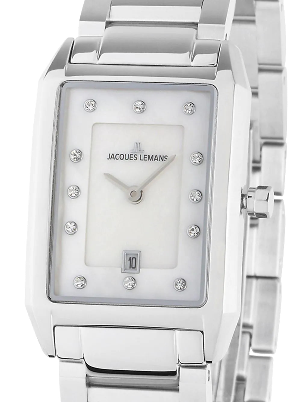 Jacques Lemans 1-2158K Torino square Ladies Watch 23mm 5ATM