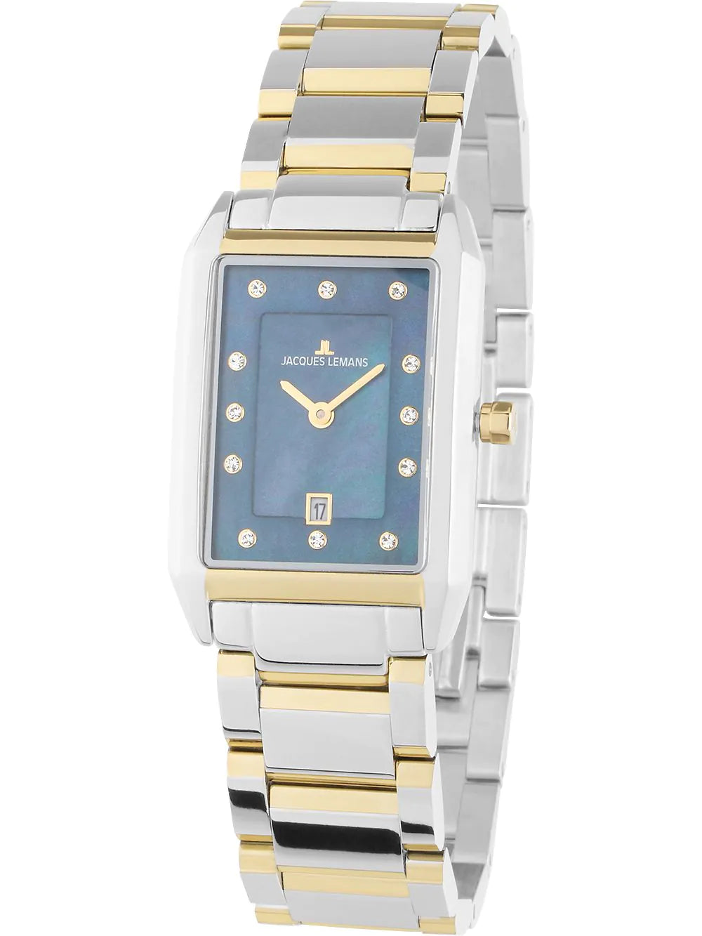 Jacques Lemans 1-2158P Torino square Ladies Watch 23mm 5ATM