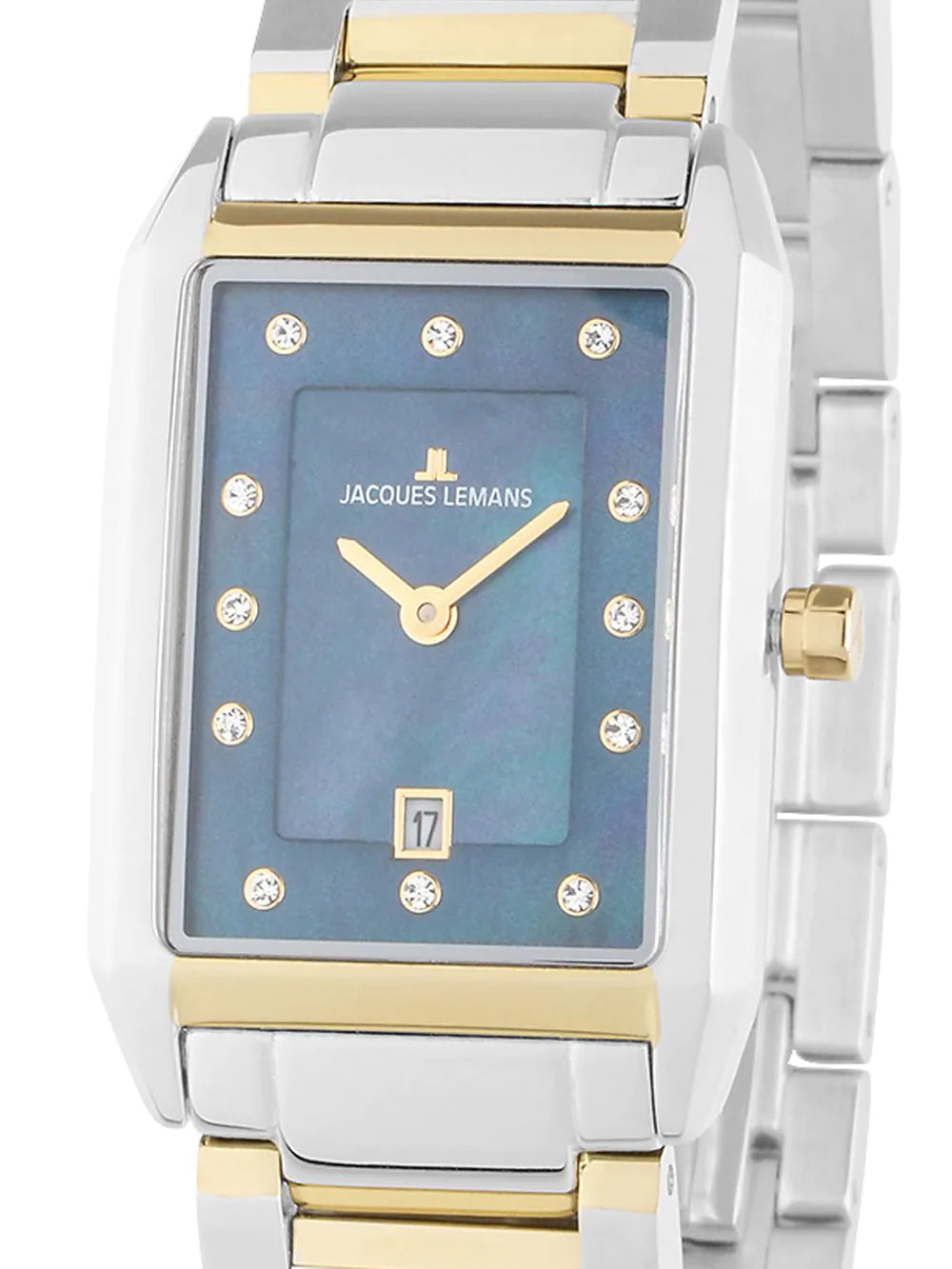 Jacques Lemans 1-2158P Torino square Ladies Watch 23mm 5ATM