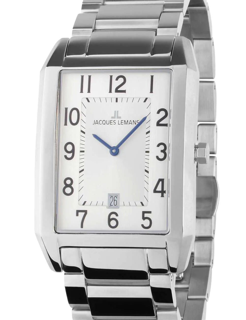 Jacques Lemans 1-2160.1G Torino square Mens Watch 34mm 5ATM