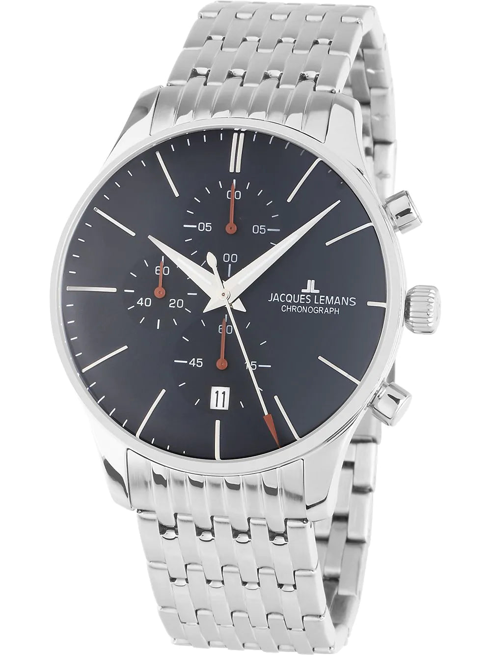 Jacques Lemans 1-2163H London Mens Chronograph 40mm 5ATM