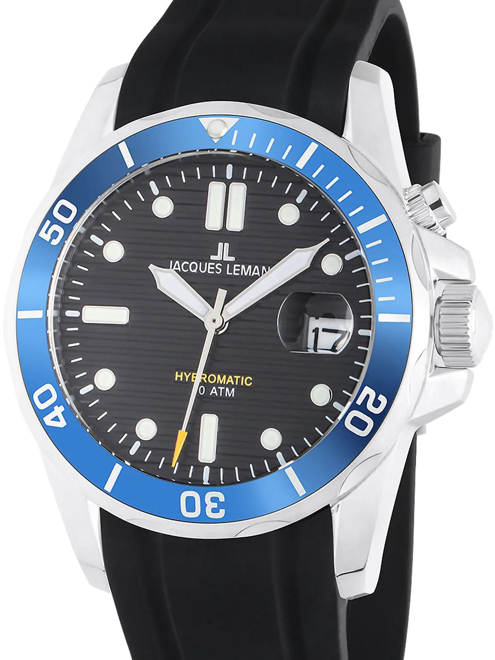 Jacques Lemans 1-2170D Hybromatic Diver Mens Watch 41mm 20ATM