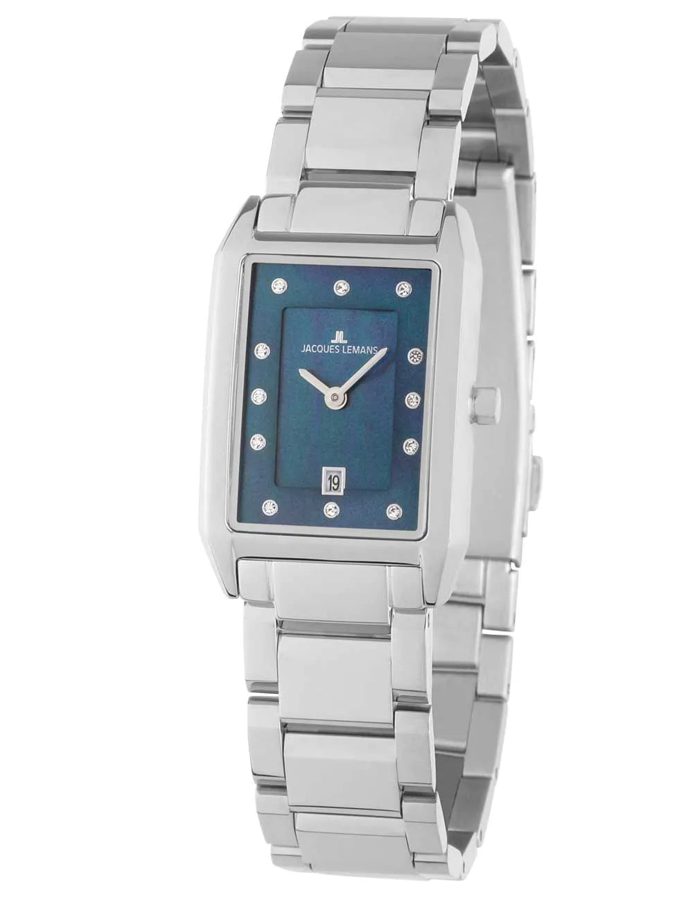 Jacques Lemans 1-2189J Torino square Ladies Watch 23mm 5ATM