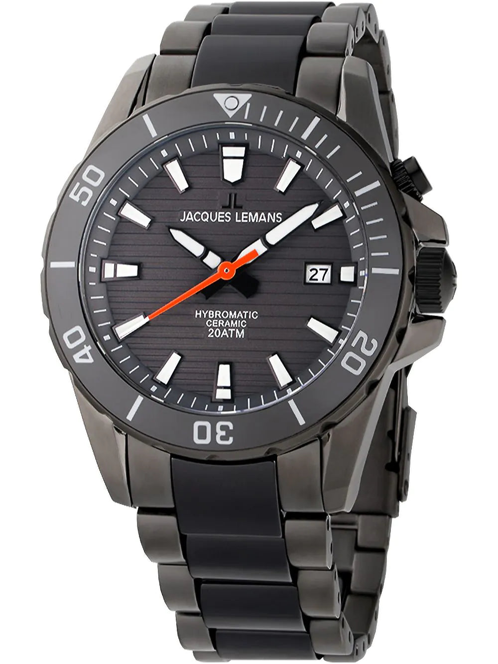 Jacques Lemans 1-2222A Hybromatic Mens Watch 42mm 20ATM