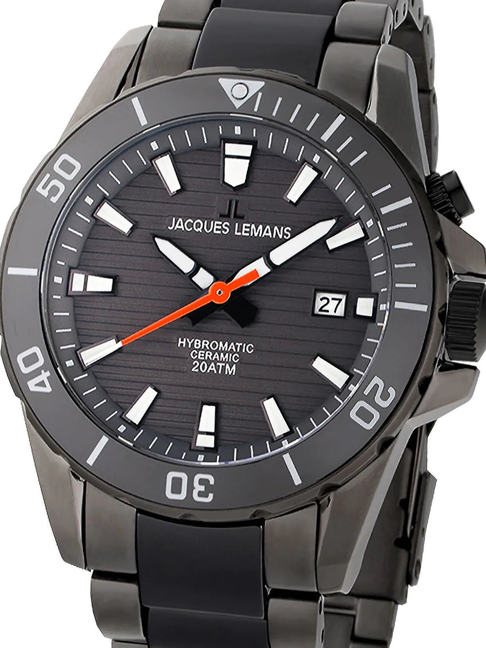 Jacques Lemans 1-2222A Hybromatic Mens Watch 42mm 20ATM