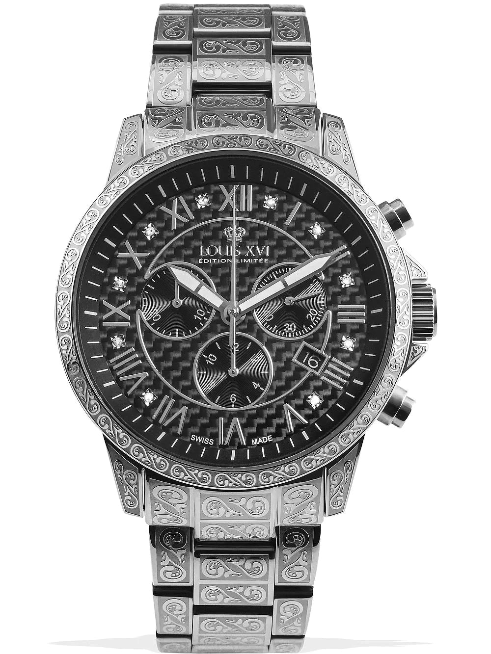 Louis XVI LXVI1019 Palais Royale Chronograph mens watch 43mm 5ATM