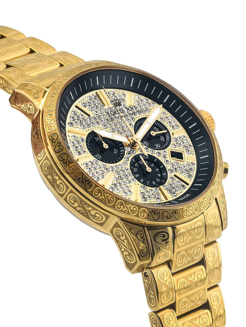 Louis XVI LXVI1087 Palais Royale Chronograph mens watch 43mm 5ATM