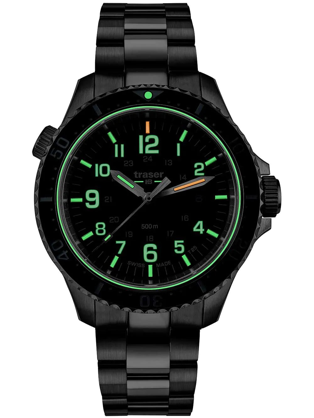 Traser H3 109375 P67 T25 SuperSub blue 46 mm diver 50ATM