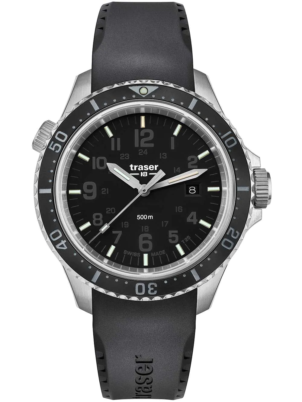 Traser H3 109377 P67 T25 SuperSub black 46 mm diver 50ATM