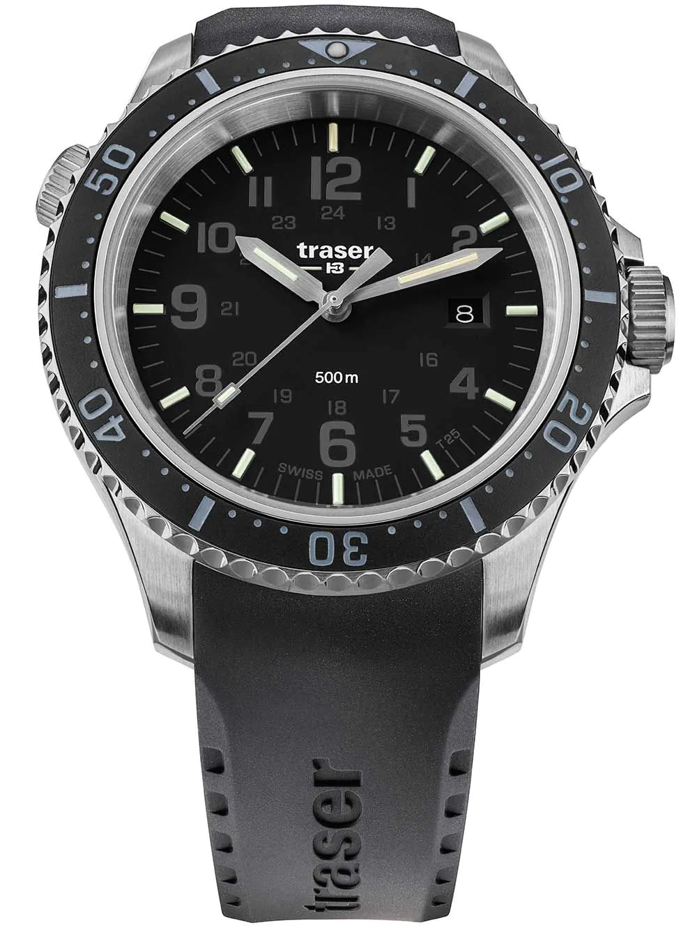 Traser H3 109377 P67 T25 SuperSub black 46 mm diver 50ATM