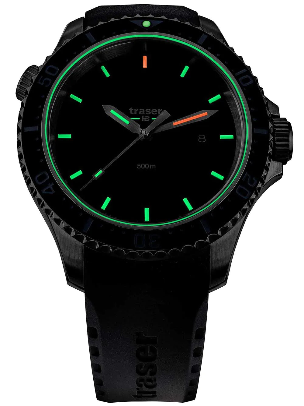 Traser H3 109377 P67 T25 SuperSub black 46 mm diver 50ATM