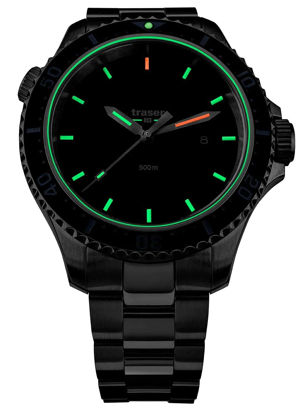 Traser H3 109378 P67 T25 SuperSub black 46 mm diver 50ATM