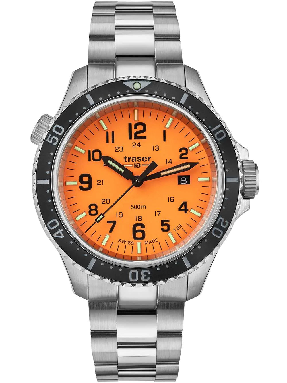 Traser H3 109381 P67 T25 SuperSub orange 46 mm diver 50ATM