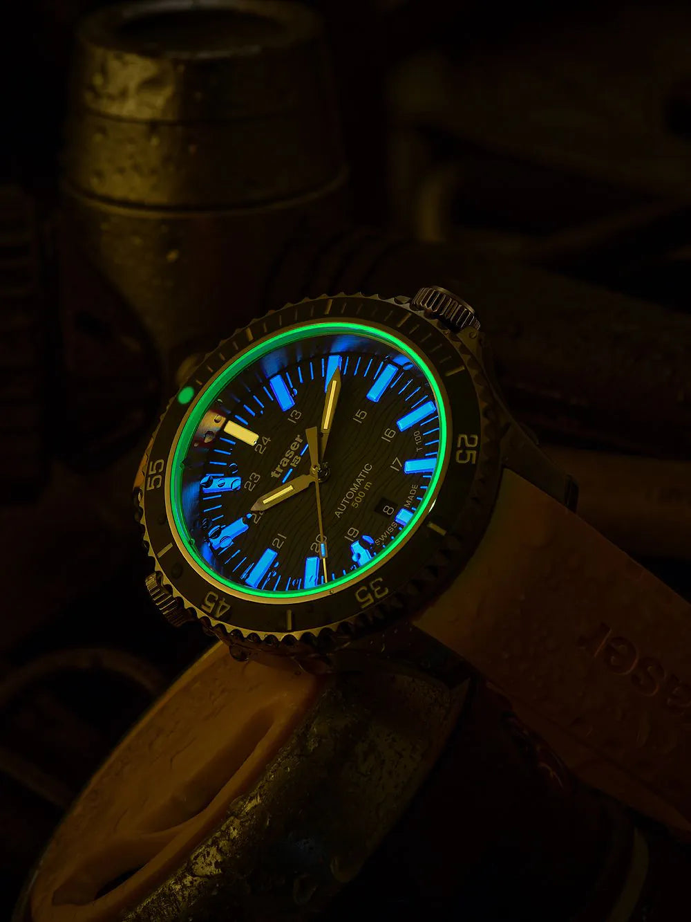 Traser H3 110331 P67 Diver Automatic T100 Grey Mens Watch 46mm 50ATM