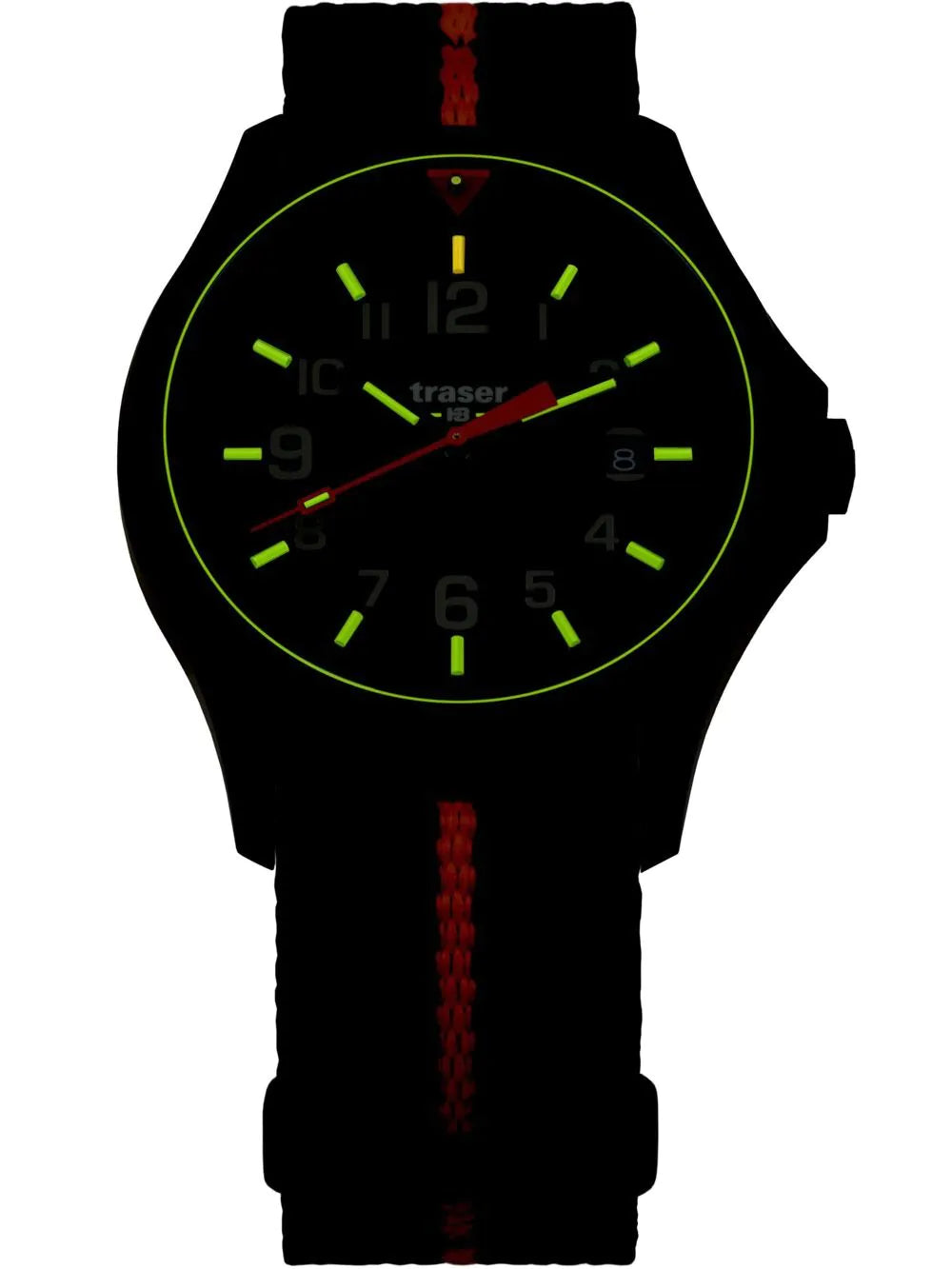 Traser H3 111065 Mens Watch P67 Officer Pro Black 42mm 10ATM