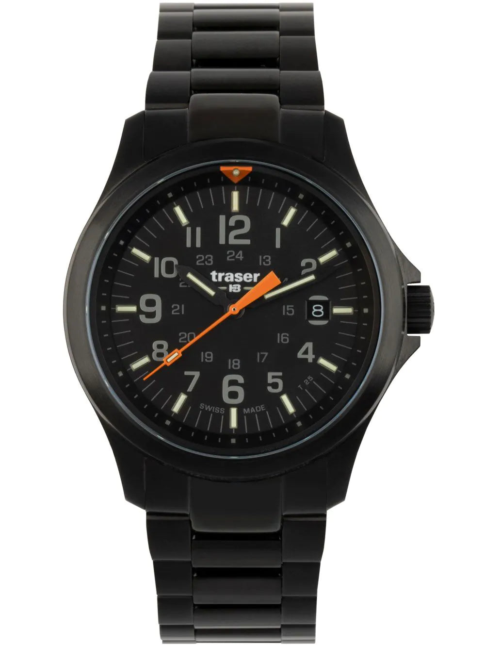 Traser H3 111067 Mens Watch P67 Officer Pro Black 42mm 10ATM