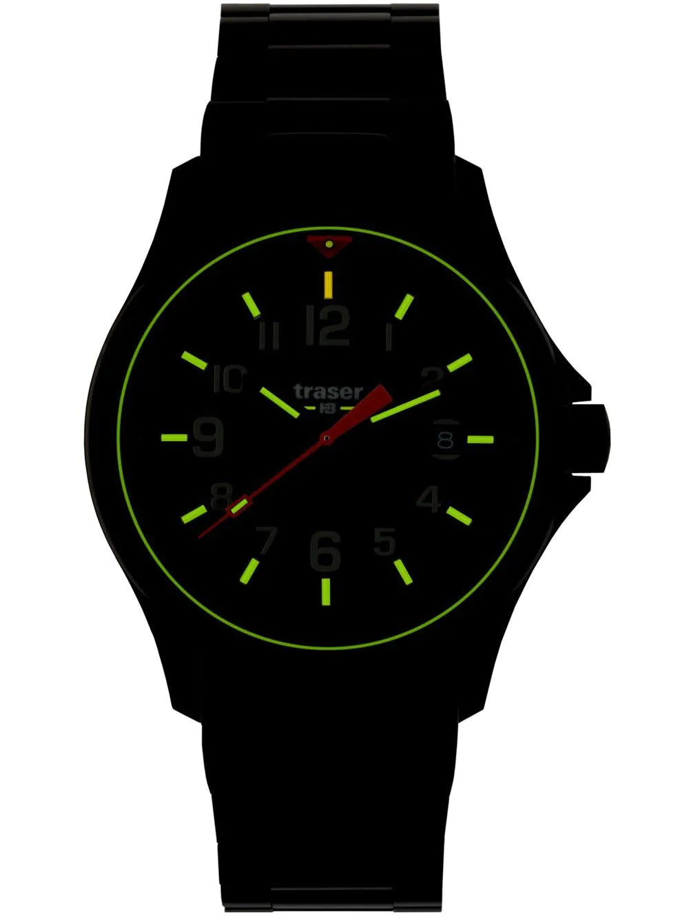 Traser H3 111067 Mens Watch P67 Officer Pro Black 42mm 10ATM