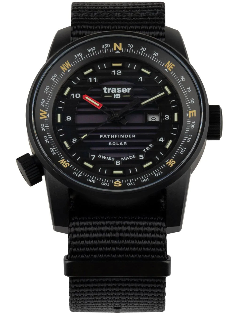 Traser H3 111392 Mens Watch P68 Pathfinder Solar 46mm 10ATM