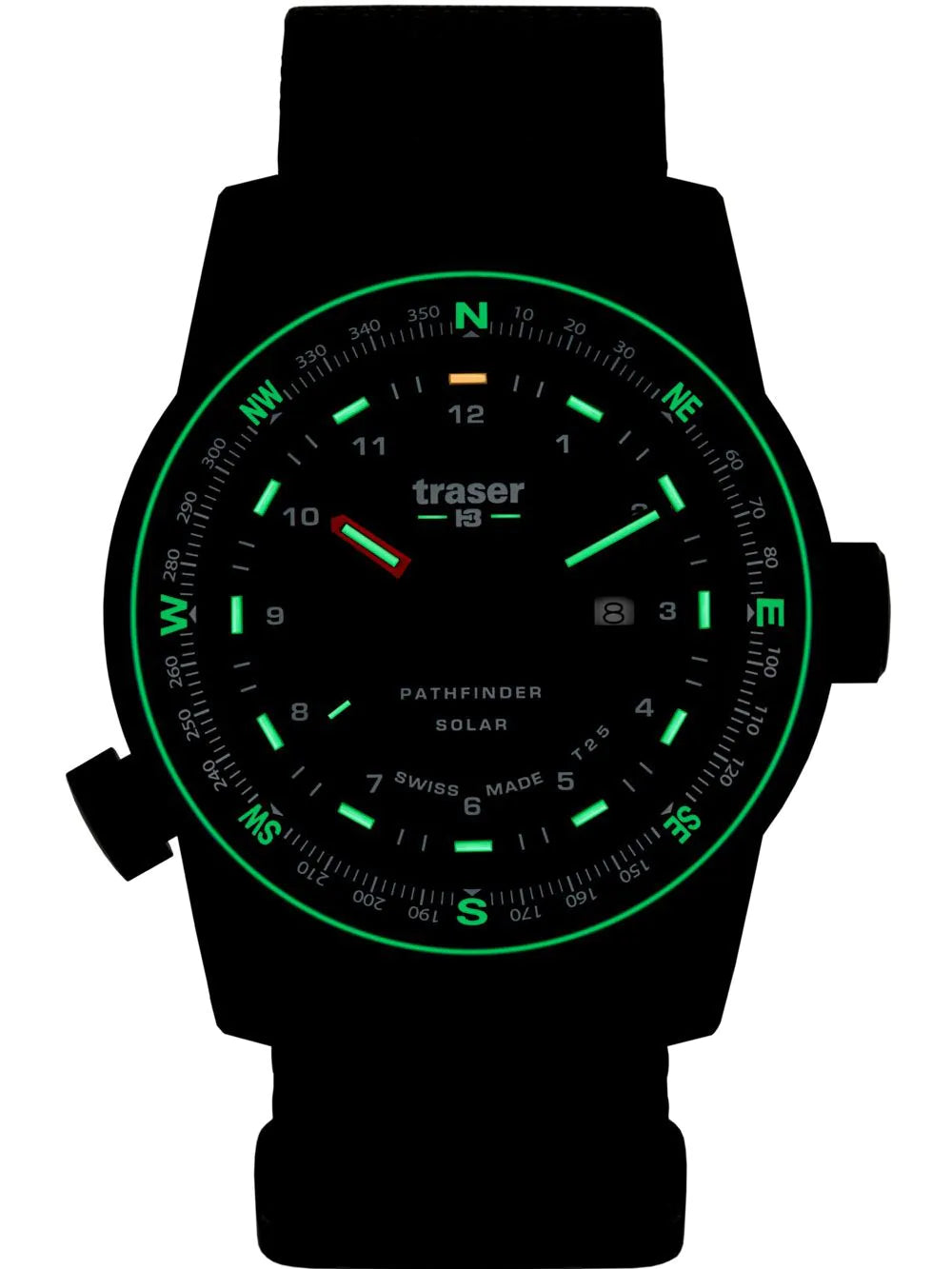 Traser H3 111392 Mens Watch P68 Pathfinder Solar 46mm 10ATM