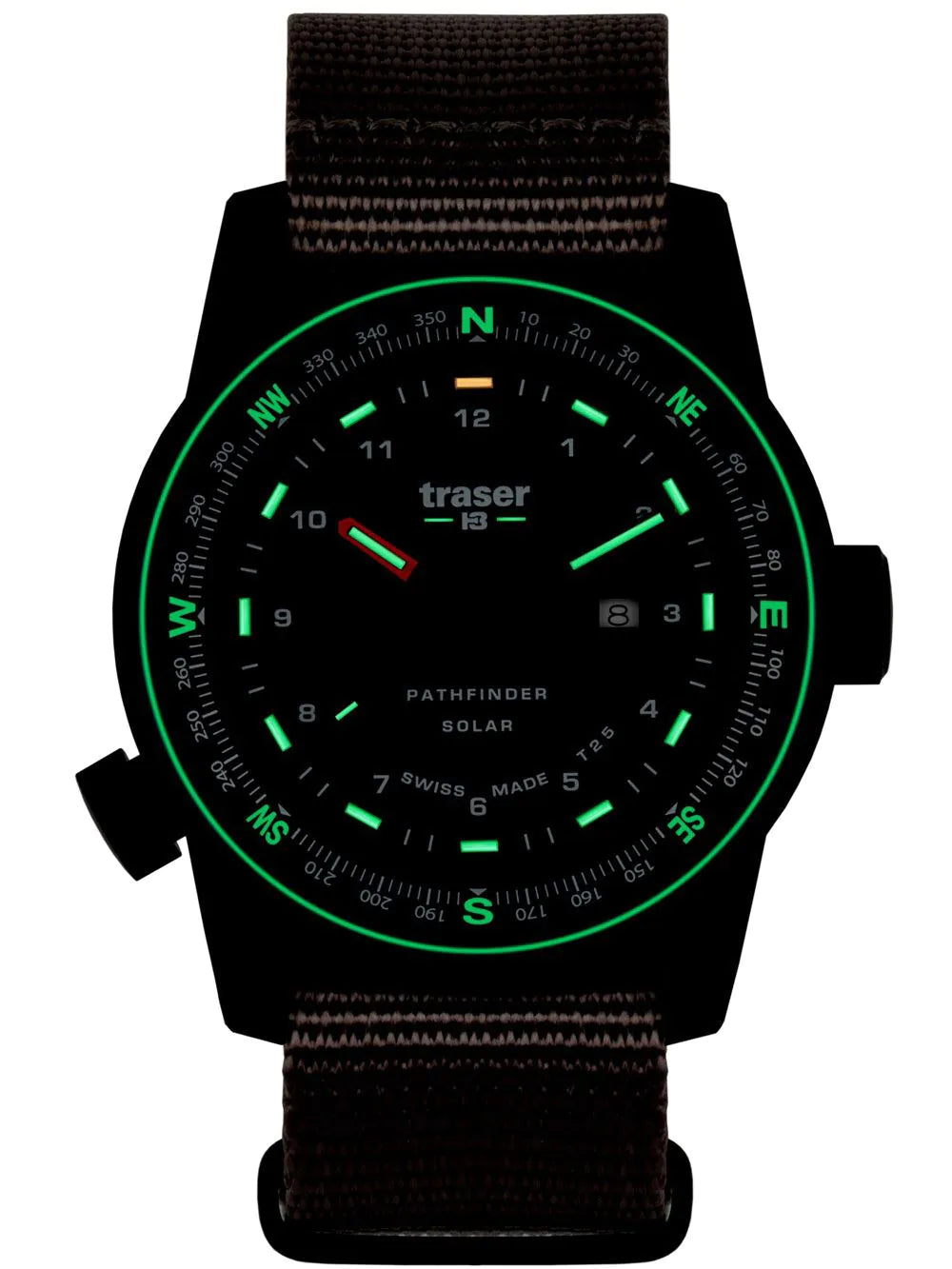 Traser H3 111400 Mens Watch P68 Pathfinder Solar 46mm 10ATM