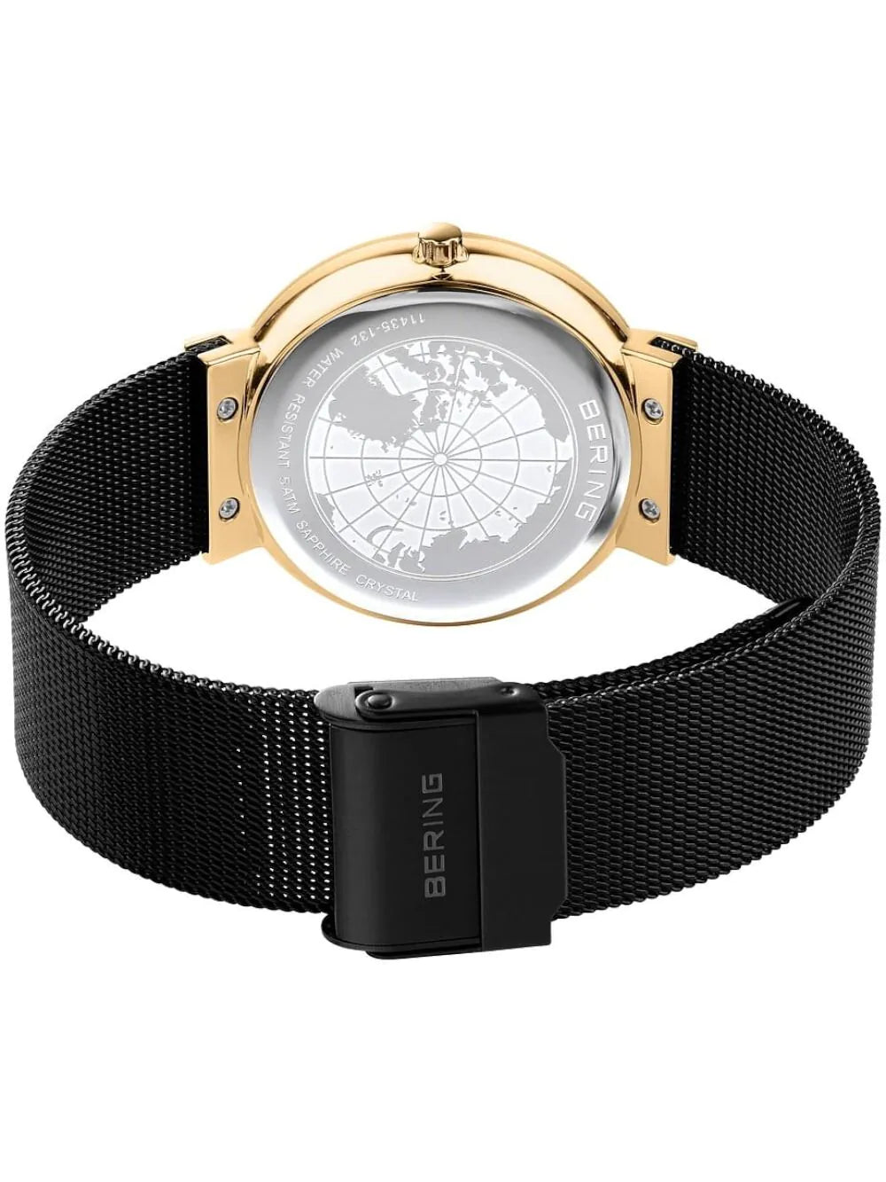 Bering 11435-132 Ladies Watch Diamond Ceramic 35mm 5ATM