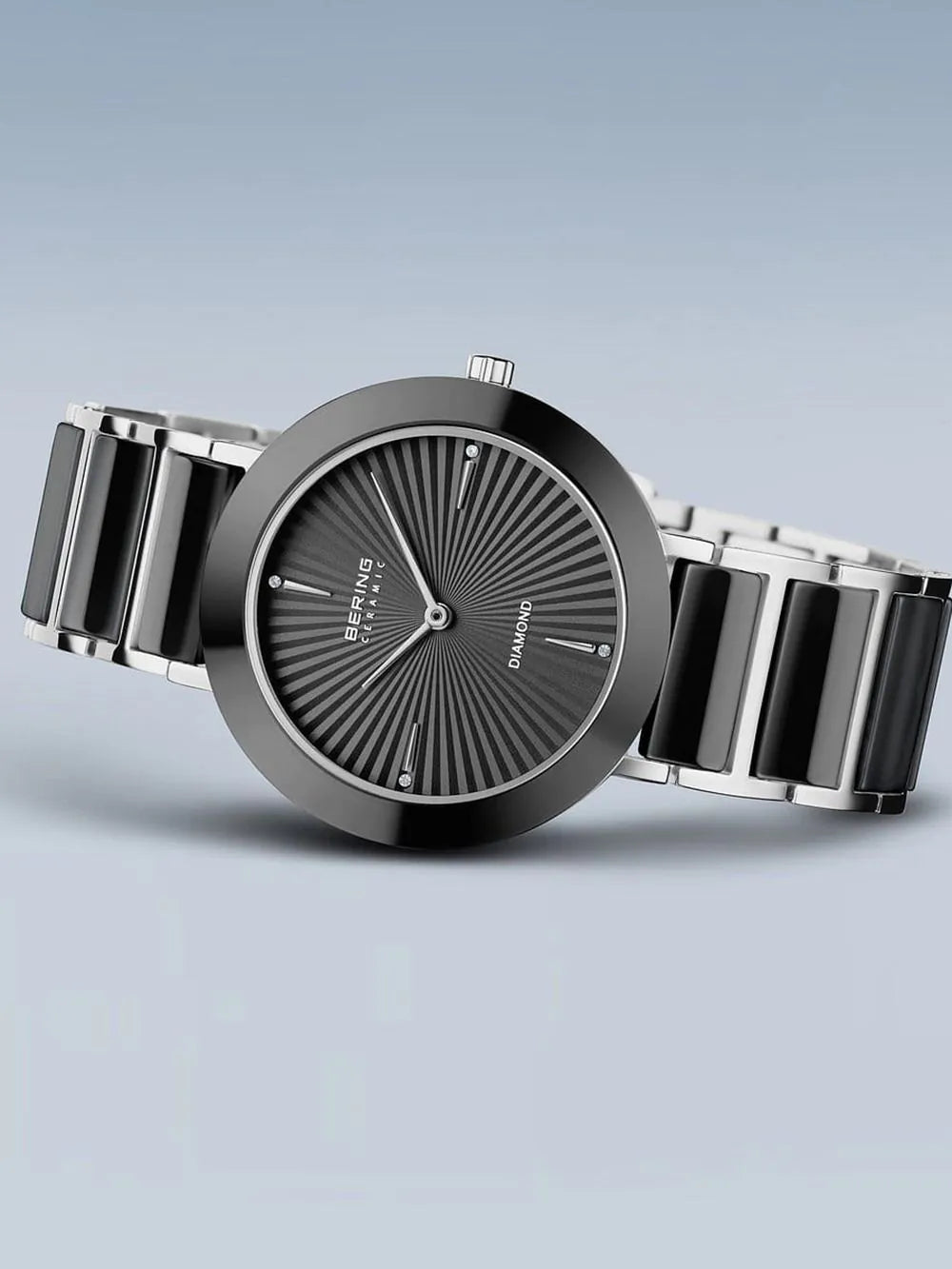 Bering 11435-702 Ladies Watch Diamond Ceramic 35mm 3ATM