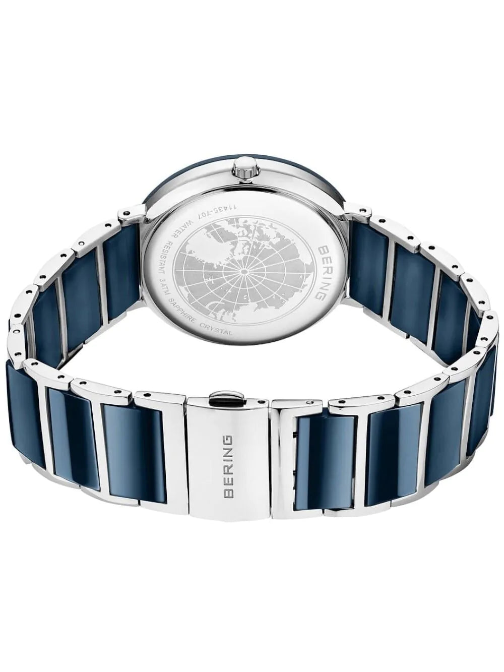 Bering 11435-707 Ladies Watch Diamond Ceramic 35mm 3ATM