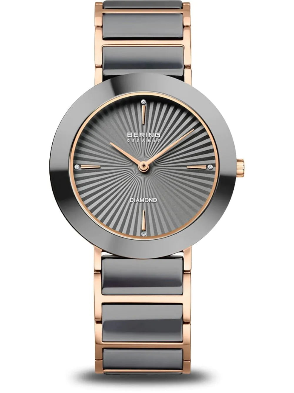 Bering 11435-768 Ladies Watch Diamond Ceramic 35mm 3ATM