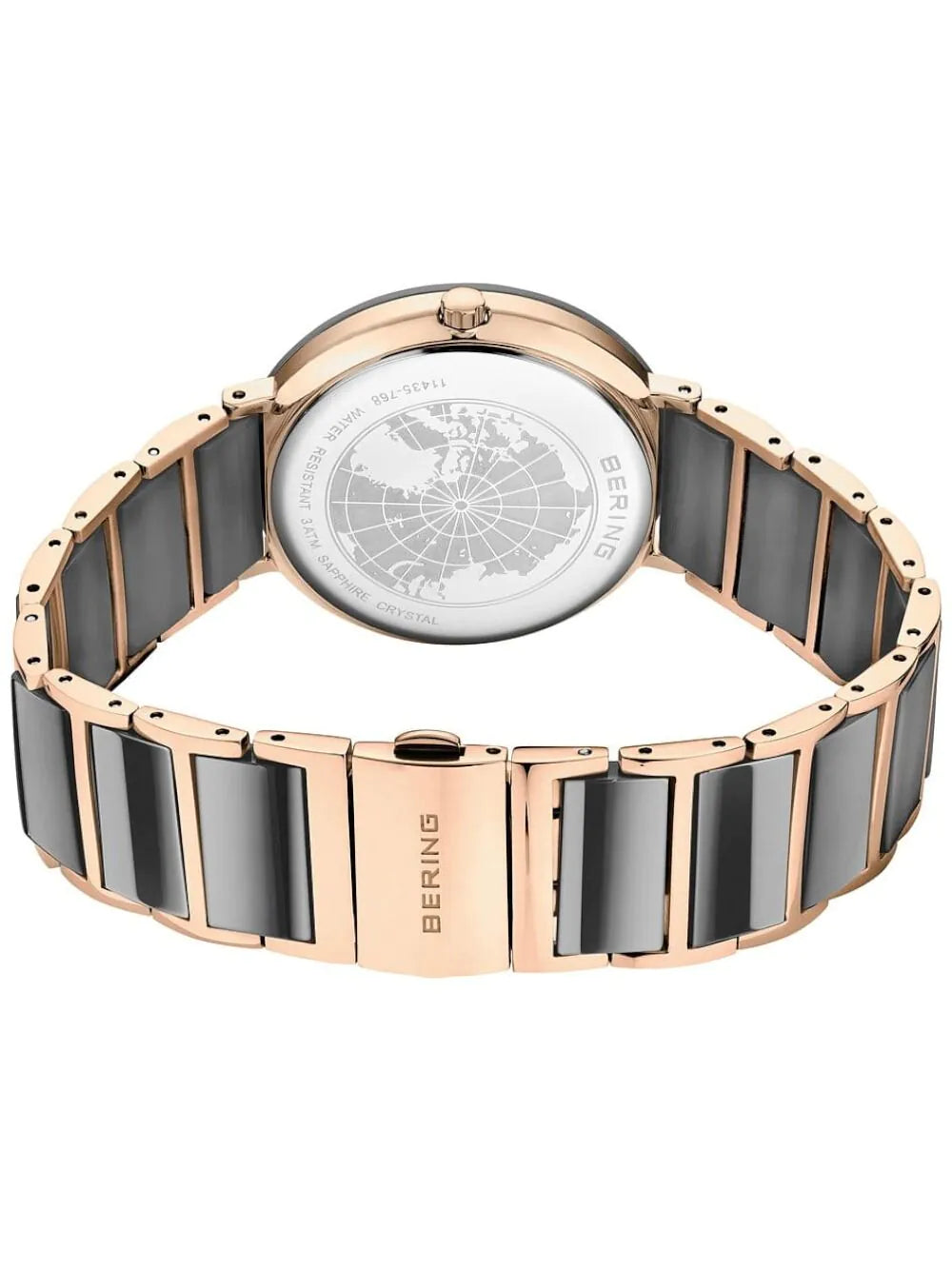 Bering 11435-768 Ladies Watch Diamond Ceramic 35mm 3ATM