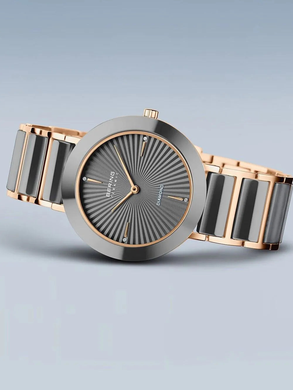 Bering 11435-768 Ladies Watch Diamond Ceramic 35mm 3ATM