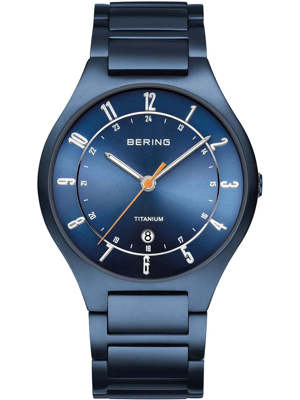 Bering 11739-797 Titanium Mens Watch 39mm 5ATM